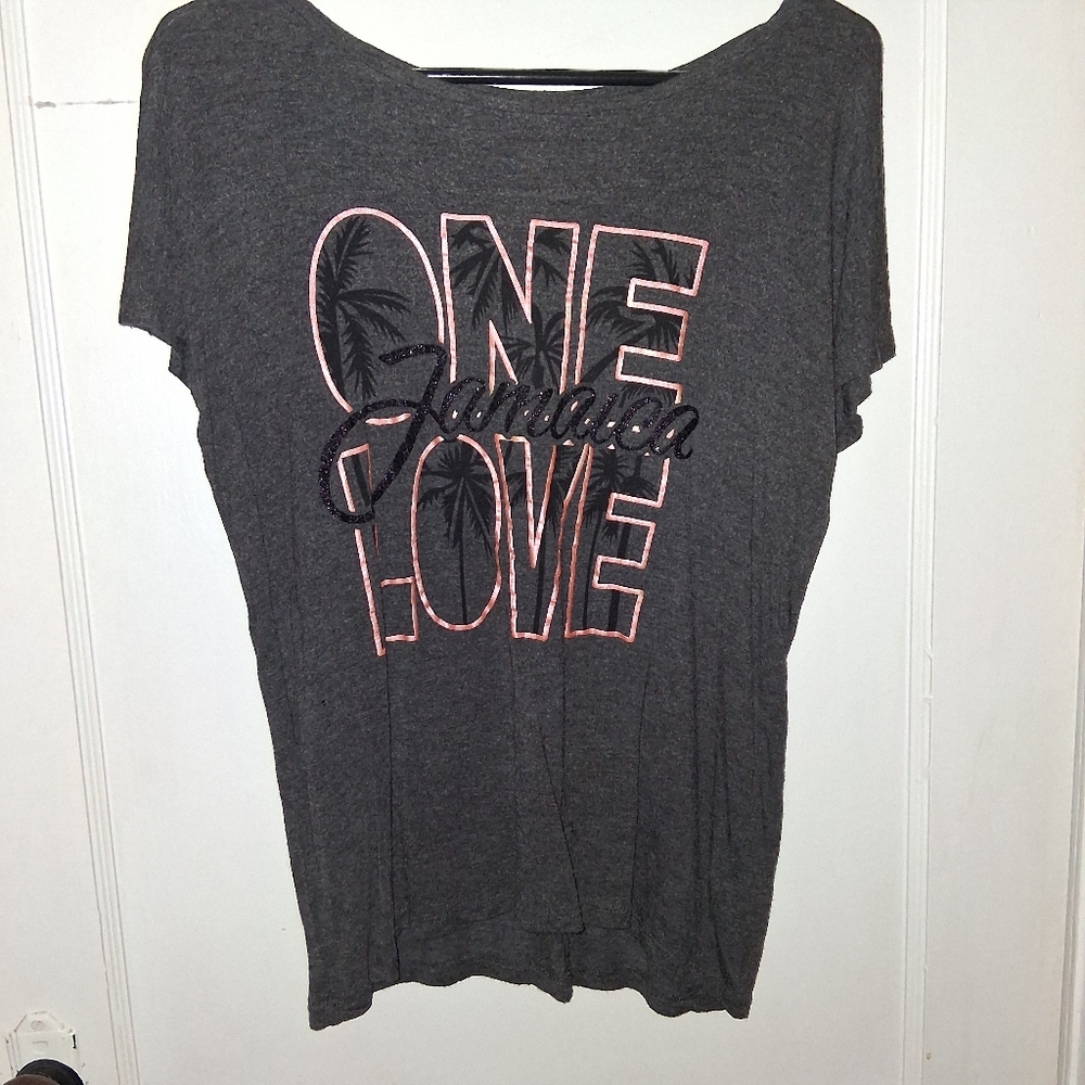 Sunkissed Jamaica Tropical Bliss Collection ONE LOVE tee XL